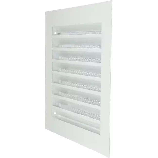 Kratka metalowa przemysłowa 200x200mm biała - MRF2020