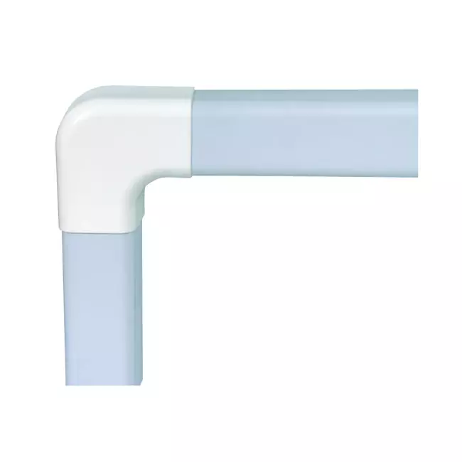 Przewód klimatyzacyjny Climaplus Kątownik płaski 125 x 75 mm RAL 9010 BIAŁY