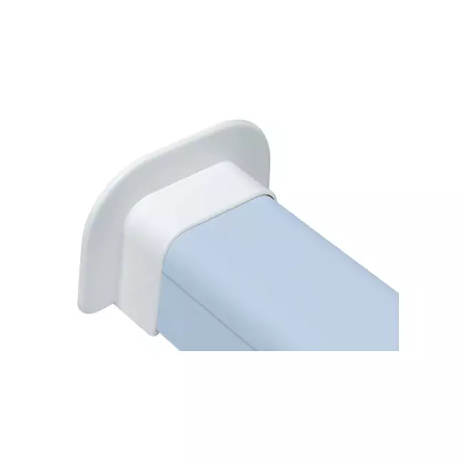 Climaplus kanał klimatyzacyjny Rozeta ścienna płaska 125 x 75 mm RAL 9010 BIAŁY