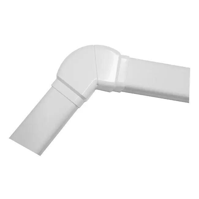 Przewód klimatyzacyjny Climaplus Regulowane kolanko 70x55mm RAL 9010 BIAŁY