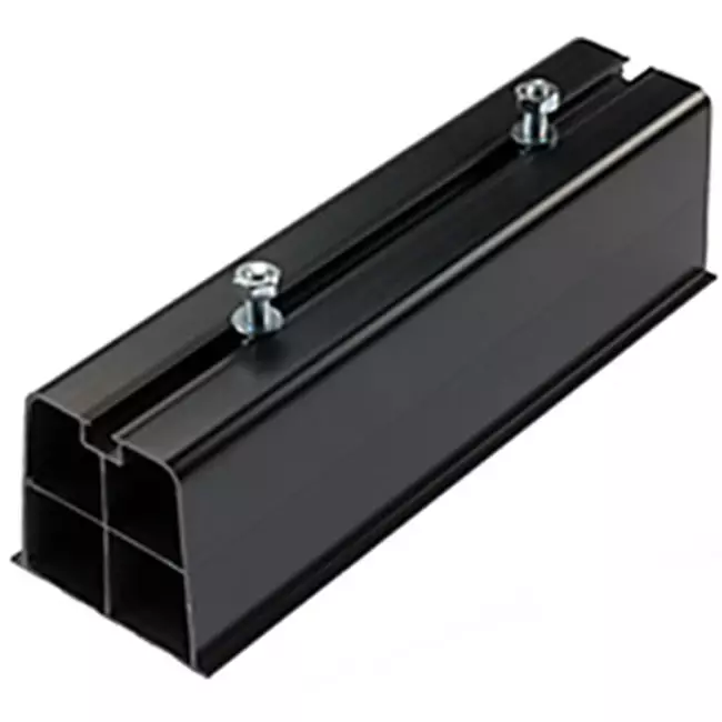 Listwa montażowa na zewnątrz jednostki wykonana z twardego PVC, długość 450 mm