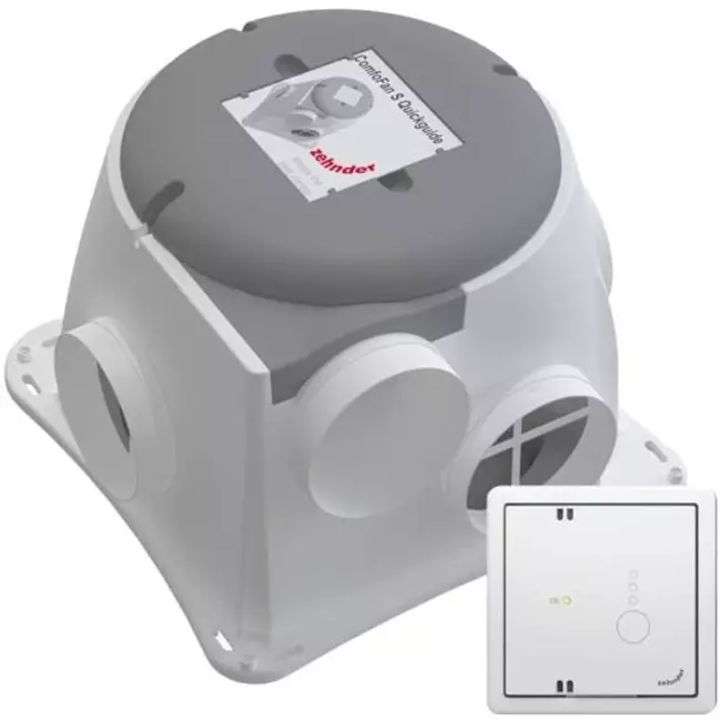 Zehnder ComfoFan Silent 460 m³/h + czujnik CO₂ – wtyczka z uziemieniem