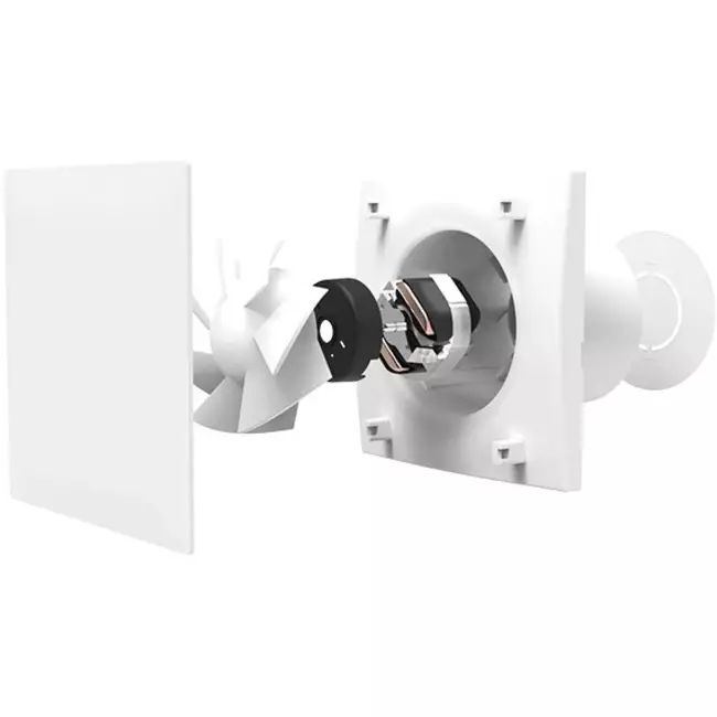 Cichy wentylator łazienkowy Vent Axia Ø100 mm - Vent Axia Mute 100 BN