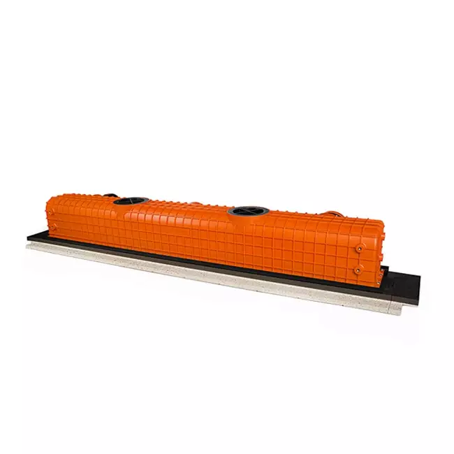 Bezramkowy nawiewnik szczelinowy Ergovent 1050 mm z przyłączem 75 mm - modułowa - 1 szczelina