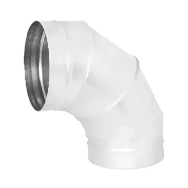 Kolanko Spiro 315 mm 90 stopni (ocynkowane) RAL9010