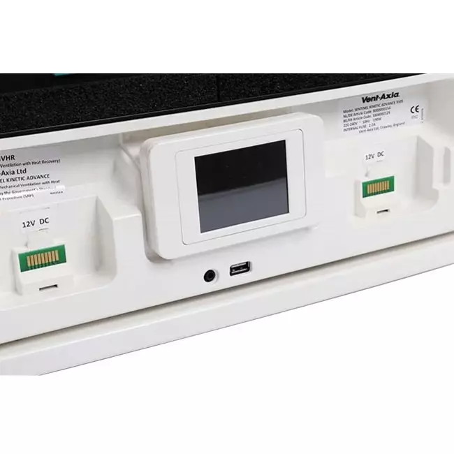 Vent-Axia MVHR Sentinel Kinetic Advance 350SX z podgrzewaczem wstępnym - lewy - 350 m³/h