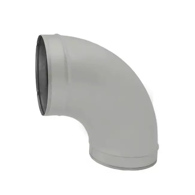 Kolanko Spiro 160 mm 90 stopni (ocynkowane) RAL7035