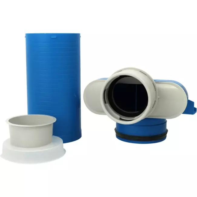 Blok zaworowy UniflexPlus 1 x Ø90 mm z tuleją przesuwną 250 mm i nakładką ochronną Ø125 mm