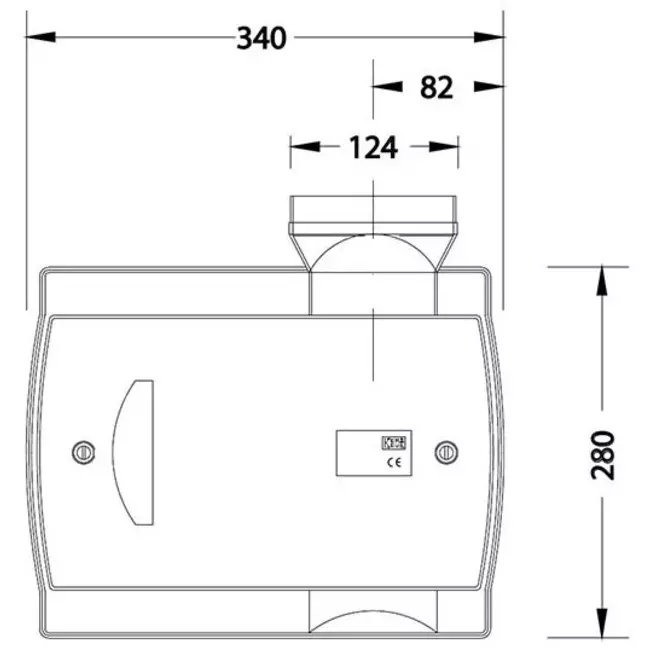 Orcon Compact 10P 320 m³/h - wtyczka perilex