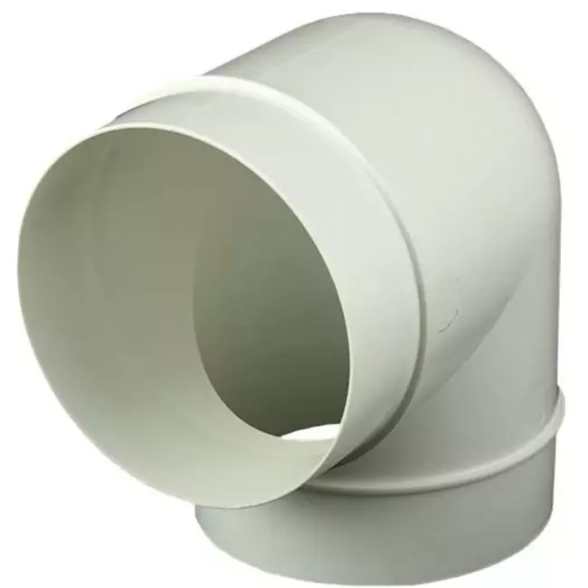 Okrągła plastikowa 90 ° kolano średnica : 150 mm AL150-90