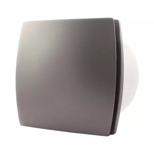Wentylator łazienkowy Ø 150 mm srebrny - Design T150S