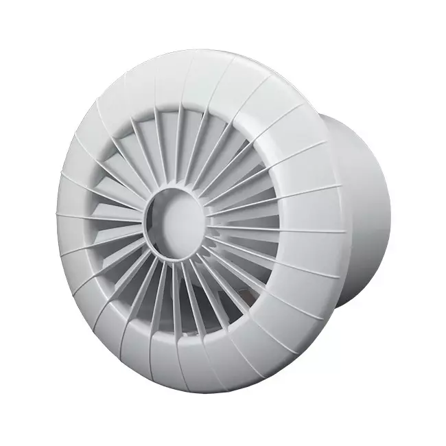 Wentylator łazienkowy okrągły - czujnik wilgoci i timer - Ø 100 mm - aRid 100 BB HS