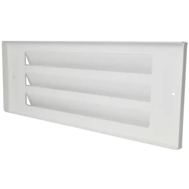 Zewnętrzna kratka ścienna natynkowa 300mm x 100mm BIAŁA