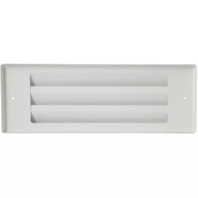 Zewnętrzna kratka ścienna natynkowa 300mm x 100mm BIAŁA
