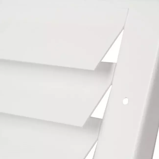 Zewnętrzna kratka ścienna natynkowa 300mm x 100mm BIAŁA