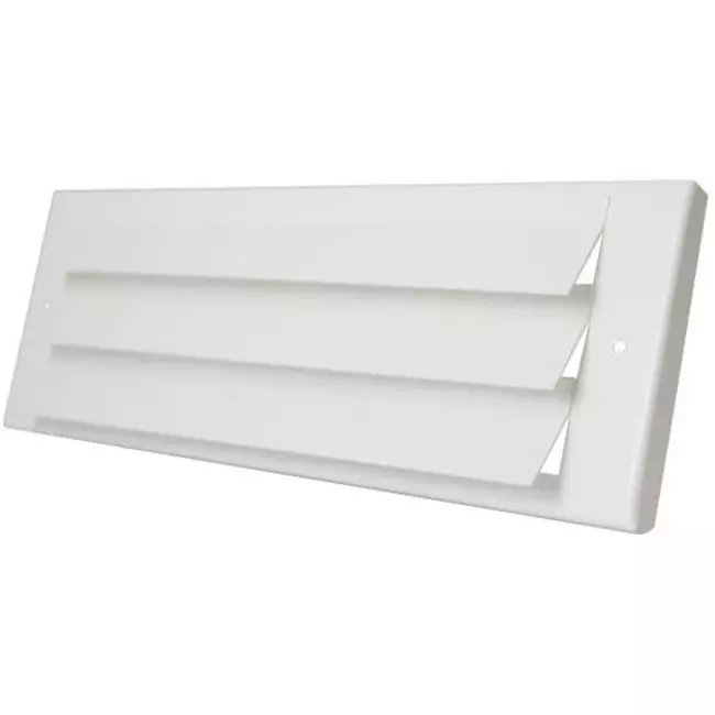 Zewnętrzna kratka ścienna natynkowa 300mm x 100mm BIAŁA