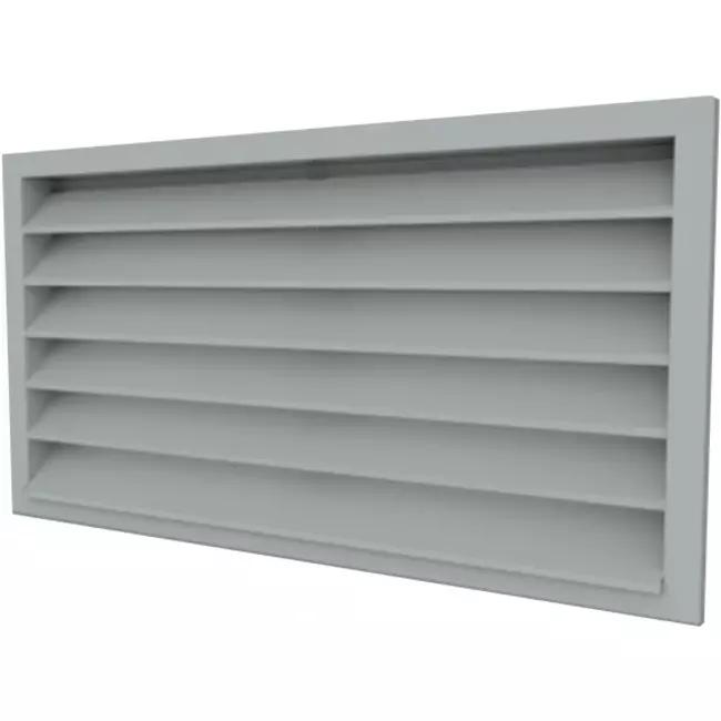 Zewnętrzna krata ścienna ze stali galwanizowanej 600x500