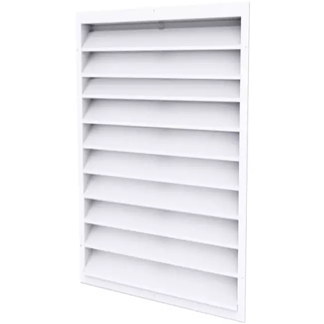 Kraty ścienne ze stali ocynkowanej 300x700 - RAL 9016