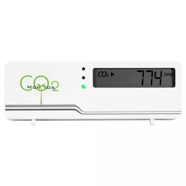 Miernik CO₂ – kompaktowy wskaźnik powietrza z wyświetlaczem temperatury