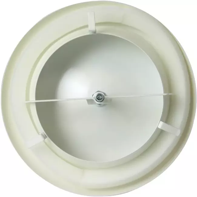 Zawór wentylacyjny nawiewny metalowy Ø 200 mm RAL 9010 RAL 9010h uchwyty mocujące - DVSC-P200