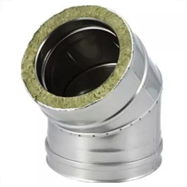 DW średnica 180 mm (180/230) kolano 45 gr I316L/I304 (D0,5/0,6)