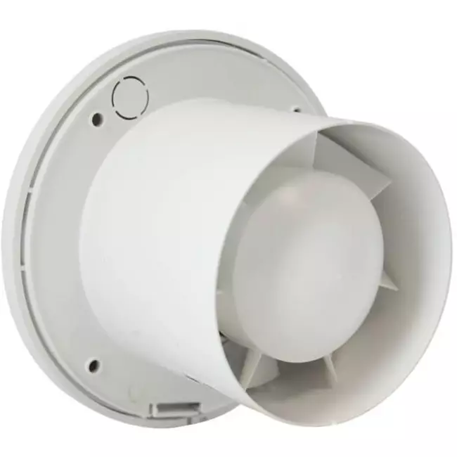 Wentylator łazienkowy okrągły Ø 100 mm biały z timerem - EE100T