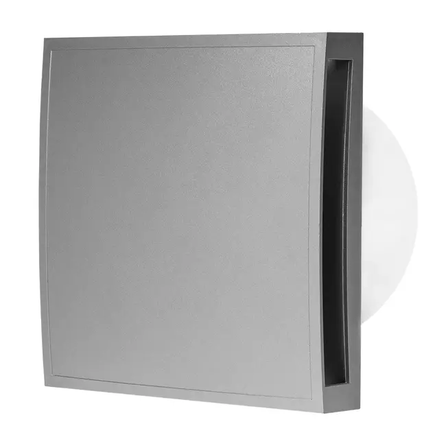Wentylator łazienkowy Ø 100 mm srebrny - design EET100S