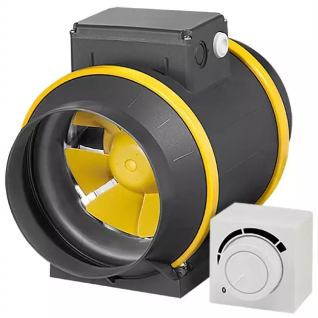 Wentylator kanałowy Ruck® ETAMASTER M 600m³/h - Ø 150 mm + regulator 3-stopniowy
