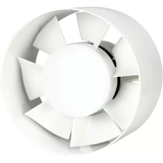 Plastikowy wentylator kanałowy Ø125 mm z timerem – EK125T