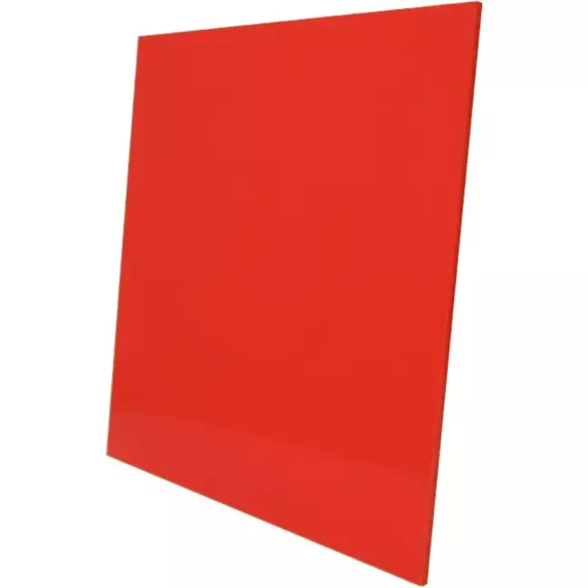 Air Roxy wyciągowy wentylator łazienkowy ze średnicą przyłącza 100 mm - panel przedni z czerwonego plastiku