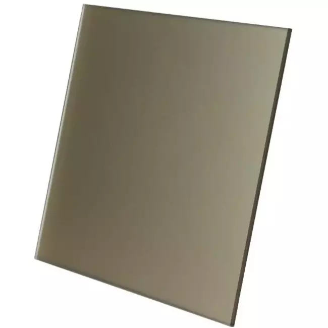 Kratka 15 x 15 cm ze szklanym frontem w kolorze satynowo złotym