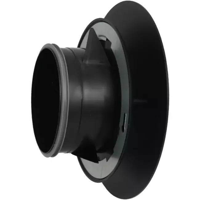 Zawór nawiewno-wywiewny duży Imaginair RLV Ø 125 mm — sprężyny montażowe — kolor czarny