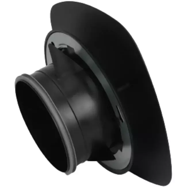 Zawór powietrzny Imaginair RLV Ø 125 mm — sprężyny montażowe — kolor czarny