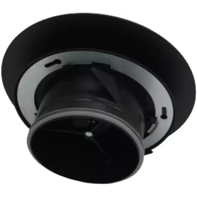 Zawór nawiewno-wywiewny duży Imaginair RLV Ø 125 mm — sprężyny montażowe — kolor czarny
