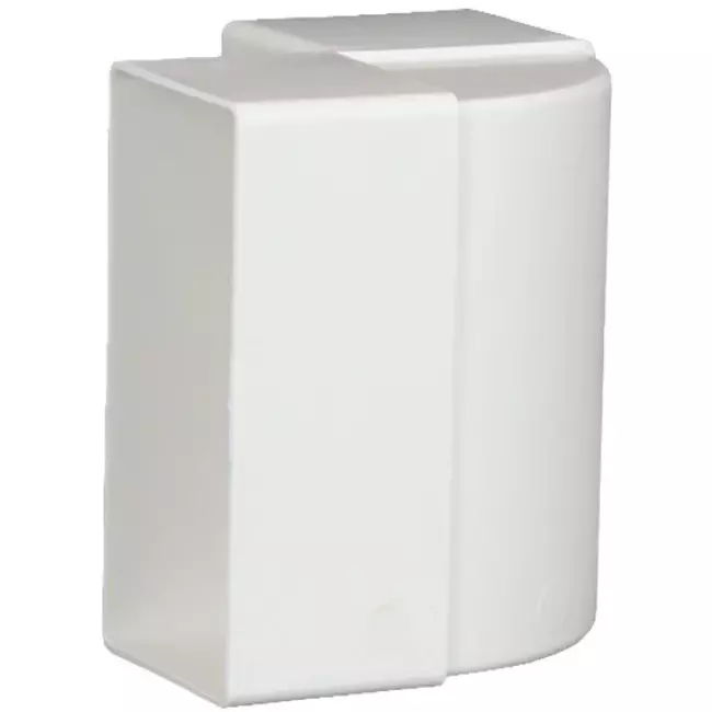 Kolano prostokątne plastikowe pionowe 90° 110 x 55 - KLV.