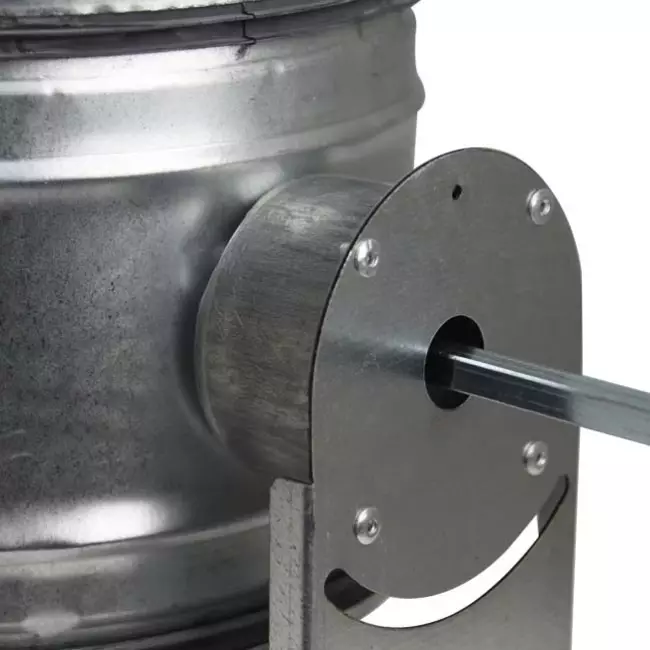 Zawór zwrotny sterowany silnikiem Ø 125 mm do kanału spiralnego