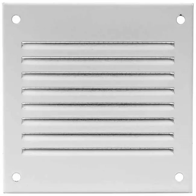 Kratka metalowa 100x100mm biała - MR1010