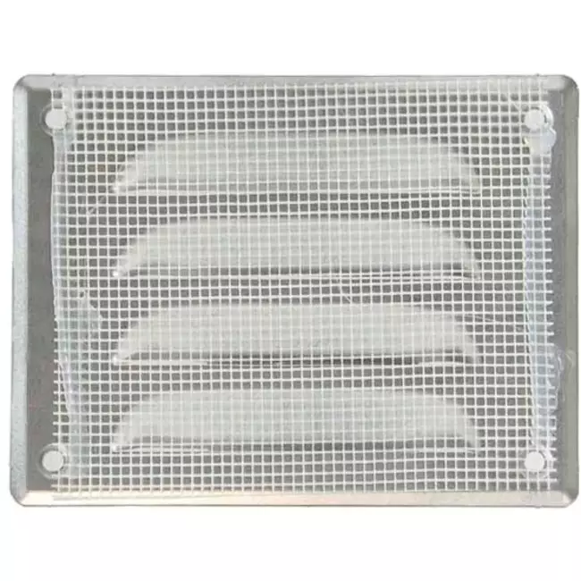Kratka wentylacyjna metalowa prostokątna 140 x 105 mm stal nierdzewna - MR14105i