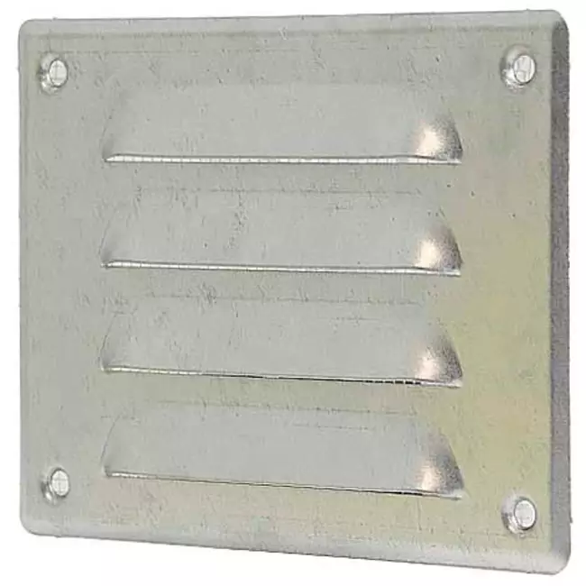 Kratka wentylacyjna metalowa prostokątna 140 x 105 mm stal nierdzewna - MR14105i