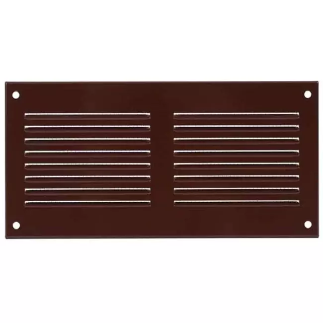 Kratka metalowa 200x100mm brązowa - MR2010B