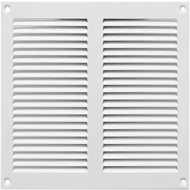 Kratka metalowa 200x200mm biała - MR2020