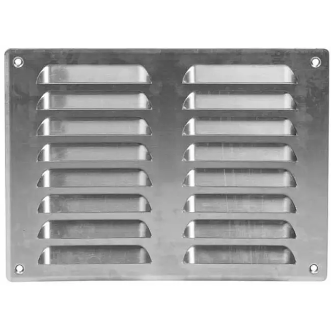 Kratka wentylacyjna metalowa prostokątna 260 x 190 mm aluminiowa - MR2619Al