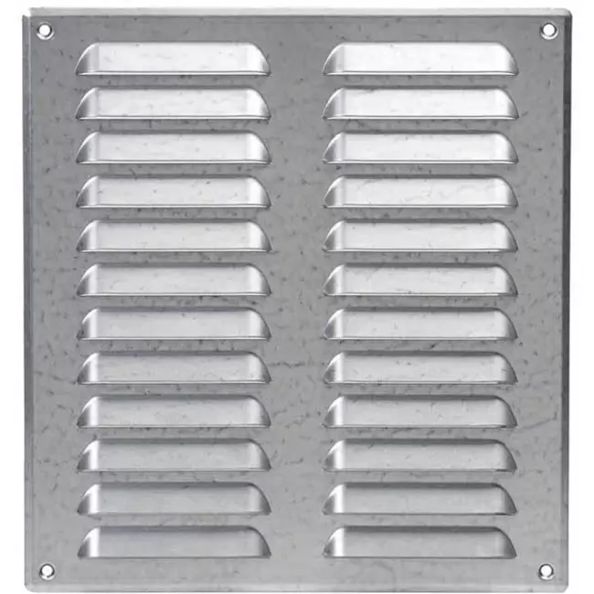 Kratka wentylacyjna metalowa prostokątna 260 x 280 mm sinc - MR2628Zn