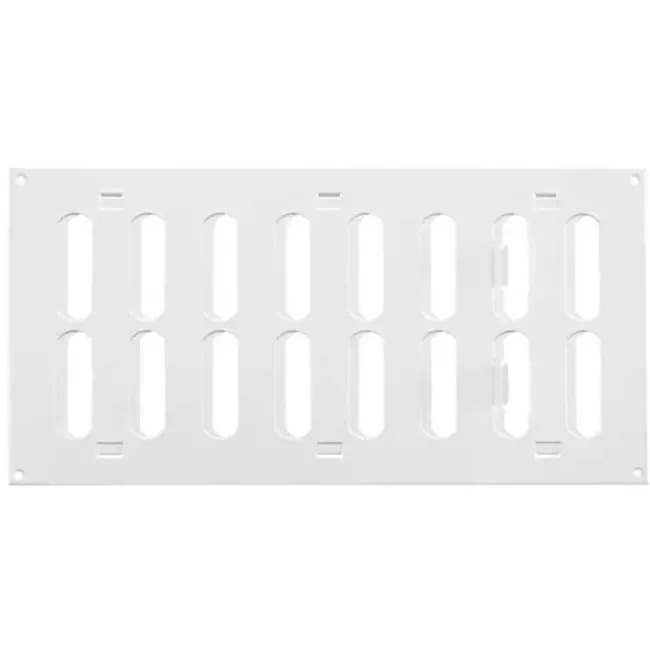 Kratka metalowa regulowana 300x150mm biała - MR3015R