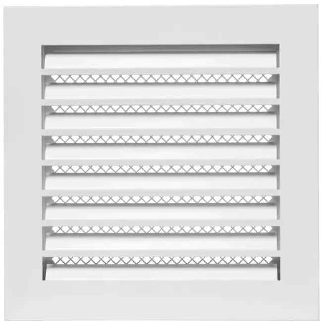 Kratka metalowa przemysłowa 200x200mm biała - MRF2020