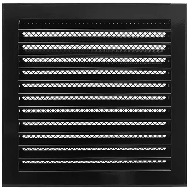 Kratka metalowa przemysłowa 300x300mm Czarna - MRF3030M
