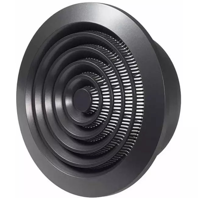 Okrągła kratka wentylacyjna Ø125 mm antracyt - NGA125A