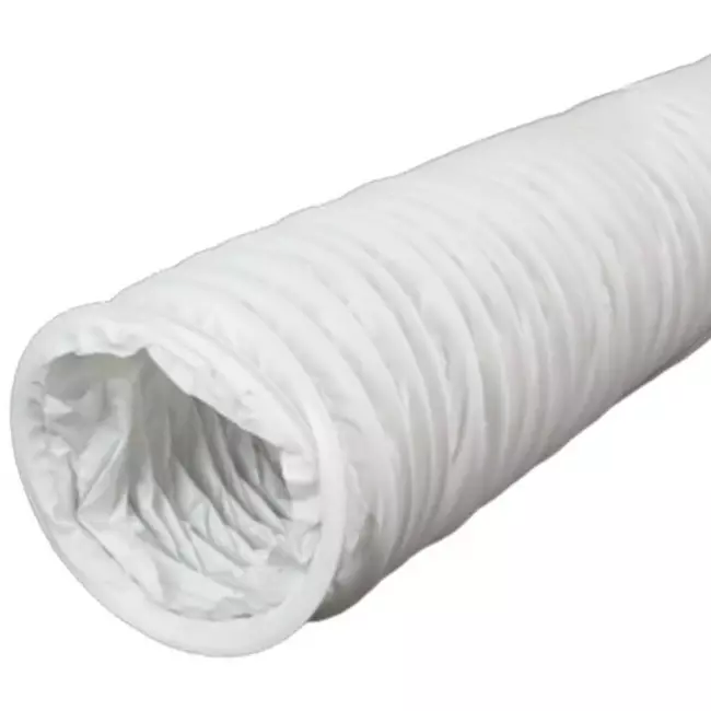 Elastyczny wąż wentylacyjny PVC biały Ø 125 mm (6 metrów)