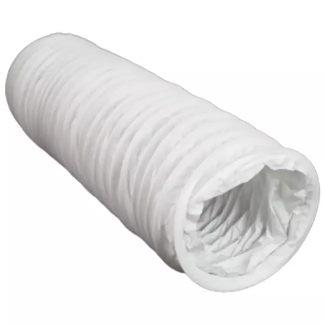 Elastyczny wąż wentylacyjny PVC biały Ø 125 mm (6 metrów)
