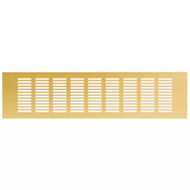 Listwa przypodłogowa aluminiowa - złota L=400mm x H=100mm -RA1040G